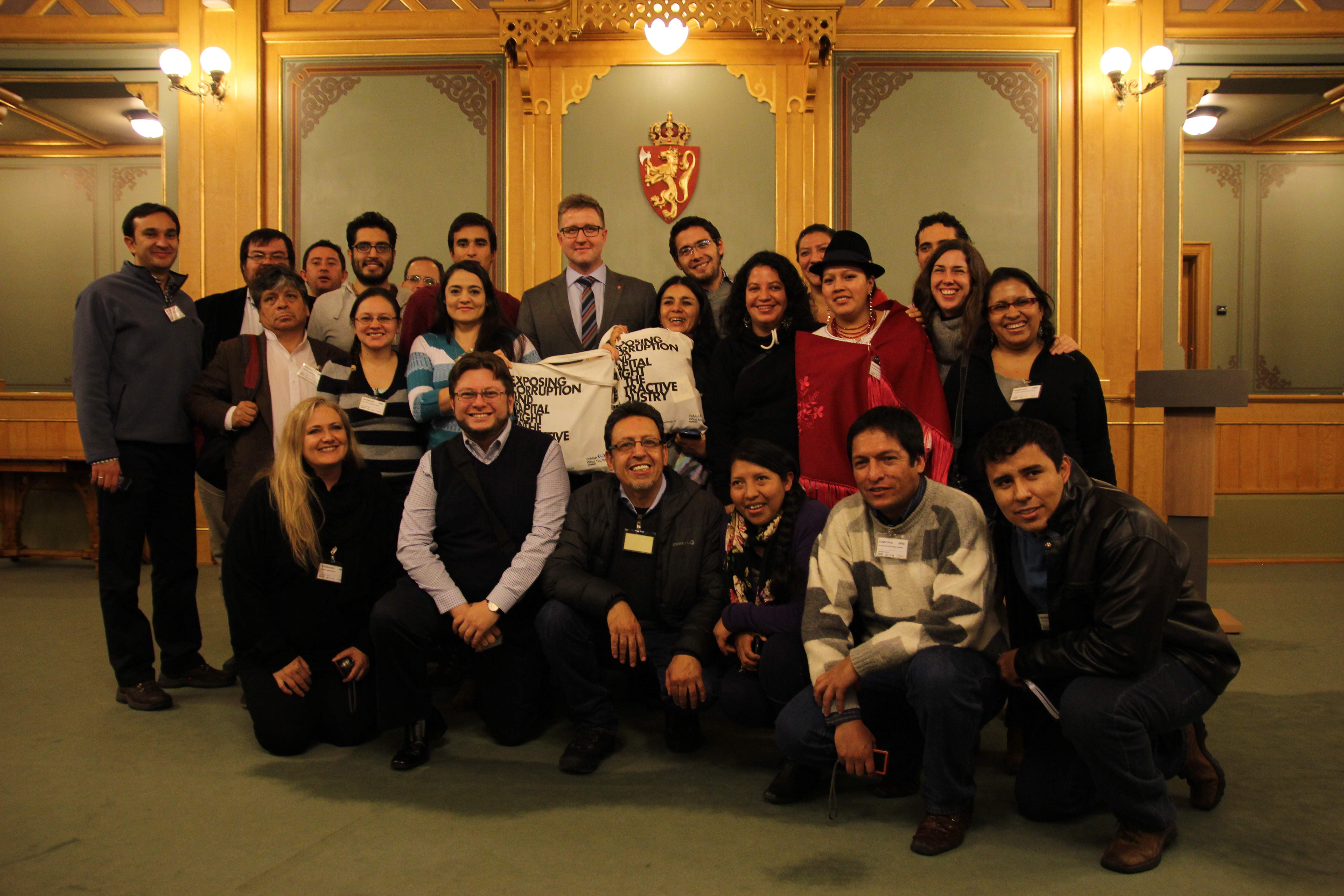 All the TRACE-participant visited the Norwegian Parliament and discussed extended country-by-country reporting. Photo: Eline Helledal