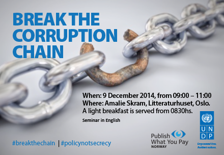 Seminar: Break the corruption chain | Publish What You Pay Norway